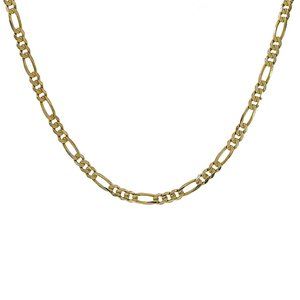 Figaro Link 20" Chain 17.9 Grams 14K Yellow Gold Necklace
